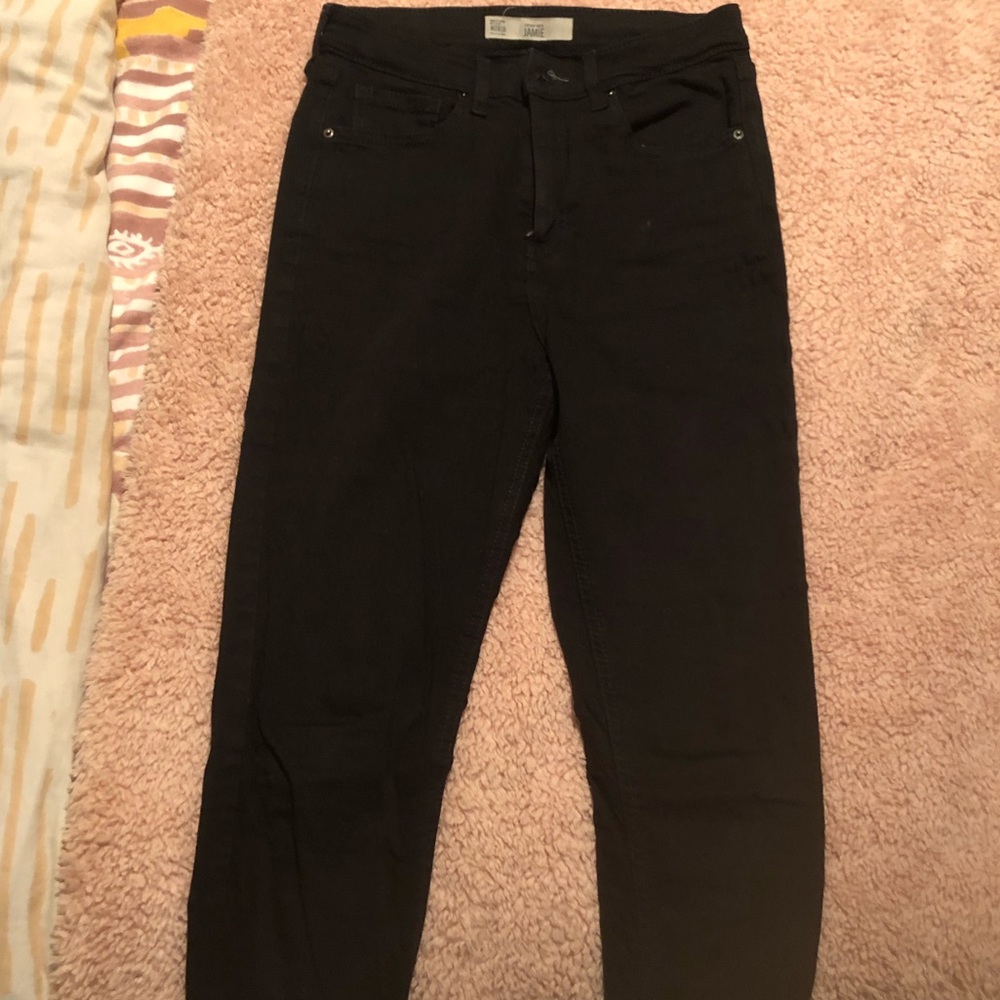 Top shop black denim